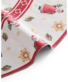 Tappeto rotondo rosso a tema natalizio ø 160 cm Toy's Delight Santa Claus – Villeroy&amp;Boch