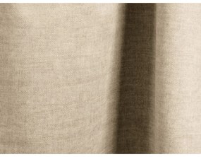 Divano angolare componibile beige (con penisola a destra/con chaise lounge) con rivestimento in velluto Martina – Micadoni