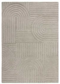 Tappeto in lana grigio 160x230 cm Zen Garden - Flair Rugs