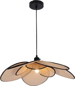 Lampadario a sospensione con filo TOBAGO 1xE27/20W/230V diametro 60 cm beige