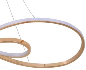 Lampadario LED a sospensione con filo ZUMBA LED/50W/230V oro