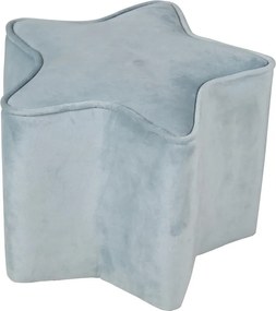 Pouf per bambini in velluto azzurro Lil Sofa - Roba