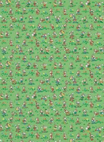 Sanderson Tapete Mickey & Minnie - Gumball Green