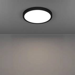 Eglo 901373 -LED RGBW Dimmerabile plafoniera per bagno FUEVA-Z LED/14,3W/230V 27,8cm IP44 nero