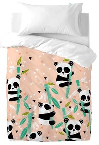 Biancheria da letto per bambini in cotone, 100 x 120 cm Panda Garden - Moshi Moshi