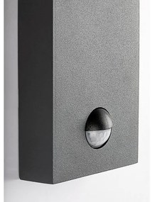 Rabalux 7267 - Lampada a parete da esterno con sensore SAVANO 1xE27/40W/230V IP44