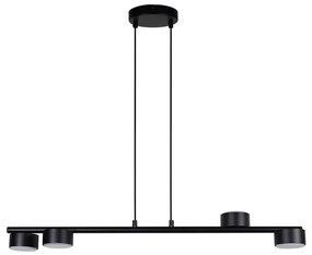 Lampadario a sospensione con filo PUNTO 4xGX53/12W/230V nero