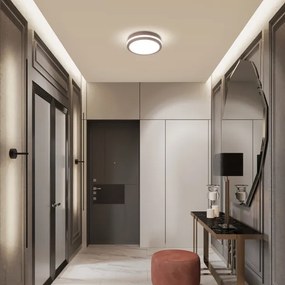 Brilagi - Plafoniera LED da esterno BENE LED/18W/230V Ø 21,5 cm marrone IP54