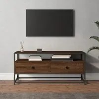 Mobile Porta TV Rovere Marrone 100x35x45cm in Legno Multistratocod mxl 103004