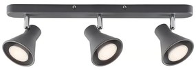 Nordlux - Faretto orientabile EIK 3xGU10/35W/230V grigio