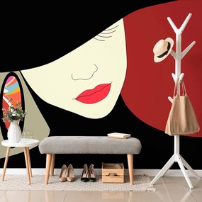 Carta da parati – Nobildonna con cappello
