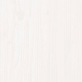 Giroletto in legno massello di pino 100x200 cm bianco