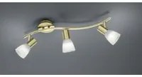 Faretto Da Soffitto 3 Luci Orientabile Levisto Ottone Trio Lighting