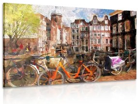 Stampa su tela – Amsterdam disegnata