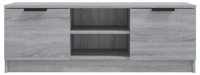 Mobile tv grigio sonoma 102x35x36,5 cm in legno multistrato