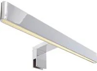 Applique cromato lampada 12V IP44 filo specchio luce bagno 66 LED 12W 3000K 51cm COLOR ARGENTO