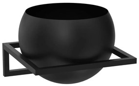 Vaso da parete 27x29 cm nero