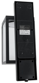 Lanterna da parete per esterni nera con LED IP54 - Ferdinand