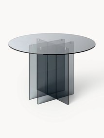 Tavolo rotondo in vetro Anouk, Ø 120 cm