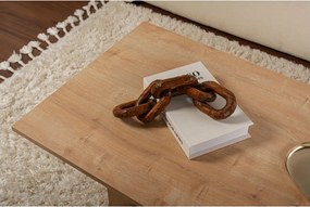 Tavolino da salotto di colore naturale con effetto rovere 60x119 cm Sabin – Kalune Design