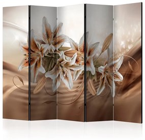 Paravento  Chocolate Lilies II [Room Dividers]  Colore ---, Dimensioni e Misure 225x172