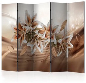 Paravento Chocolate Lilies II [Room Dividers]