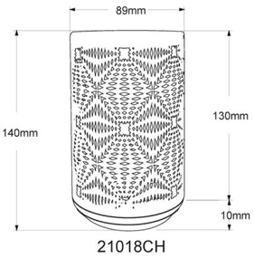 Globo 21018CH - Lampada da tavolo LED RGB touch AMIYAH LED/1W/5V 500mAh marrone
