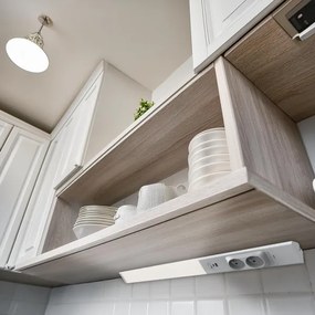 Lampada LED sottopensile con prese e USB porte LED/18W/230V 4000K argento