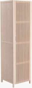 Armadio da parete in bambù con anta scanalata Stripe