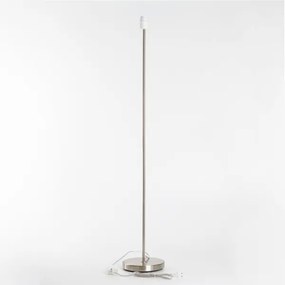 Brilagi - Lampada da terra LED CERIA 1xE27/40W/230V Ø 25 cm bianco/cromo satinato