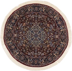 Isfahan Tappeto 100x100 (Cina) Annodato A Mano