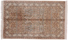 Cashmere Silk Tappeto 100 x 150 Rosa (Indian) Annodato A Mano