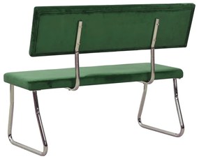 Panca 110 cm in velluto verde scuro