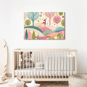 Quadro su tela – Ballerina nella natura