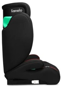 Lionelo - Seggiolino auto HUGO i-Dimensioni 100-150 cm nero/rosso