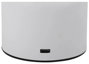 Lampada da tavolo a LED bianca (altezza 15 cm) Impetu - Leitmotiv