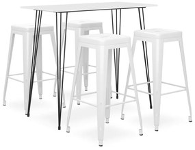 Set Da Bar 5 Pz Bianco /