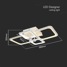 Lampadario a plafone LED dimmerabile LED/70W/230V 3000-6500K + +TC