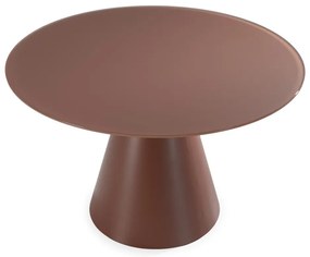 Tavolo da pranzo rotondo con piano in vetro ø 120 cm Vida – MOME