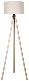 Duolla - Lampada con piedistallo 1xE27/60W/230V diametro 44 cm color crema/beige