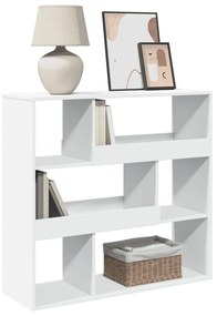 Libreria bianca 100x33x94,5 cm in truciolato