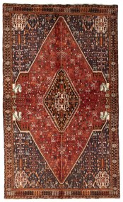 Shiraz Tappeto persiano 260x160 Rosso (Iran) Annodato A Mano