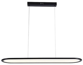 Lampadario LED a sospensione con filo LED/24W/230V 4000K nero