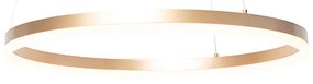 Lampada a sospensione di design oro 60 cm incl. LED dimmerabile a 3 livelli - Anello
