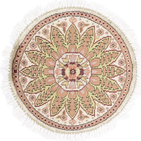 Agra Tappeto 50 x 50 (Indian) Annodato A Mano