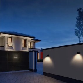 Viking - Lampada da parete solare LED dimmerabile con sensore LED/2W/3,7V IP54 4000K