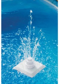 Fontana da Piscina 13 pz Bianco 91743