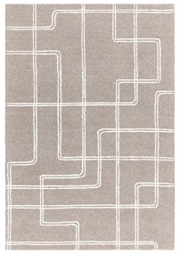 Tappeto in lana grigio chiaro tessuto a mano 200x300 cm Ada - Asiatic Carpets