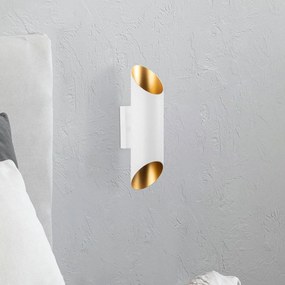 Opviq Applique Cut 11815, bianco, metallo, altezza 30 cm, up/down