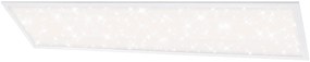 Pannello LED Pallas bianco 30x120 cm  con 3 temperature di colore ad intensità regolabile 3800 LUMEN